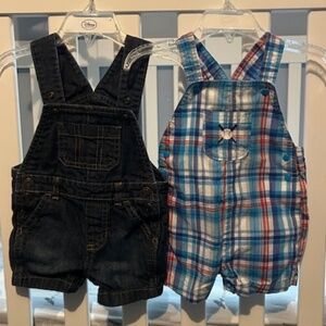 Carter's Overalls (x2) - Size 6 months